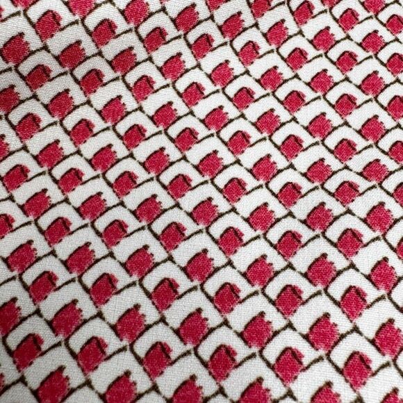 Fairway & Greene pink and white print Bermuda golf shorts size 10 - Picture 5 of 15